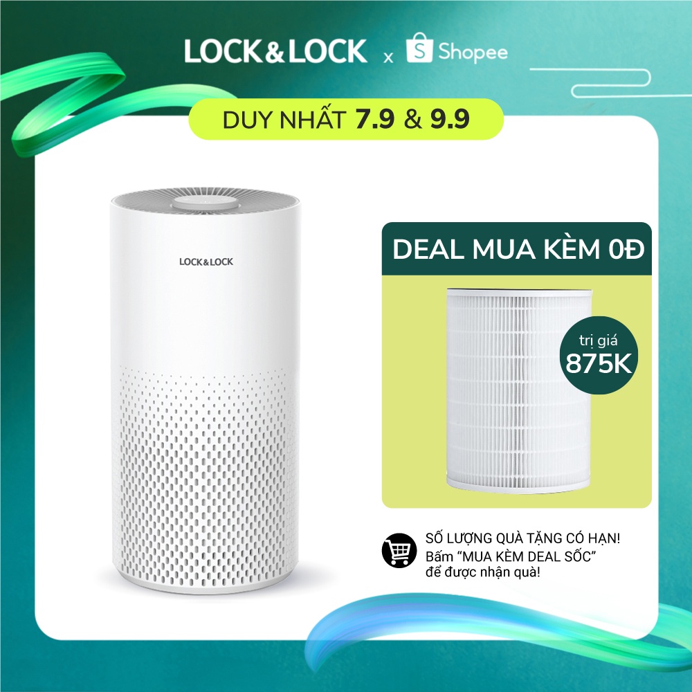 Máy lọc không khí Lock&Lock Màu trắng - ENP126WHT