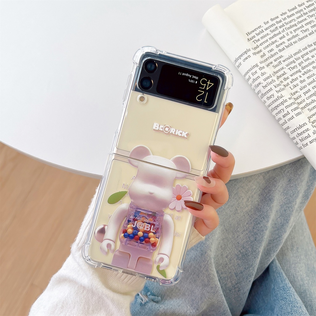 Ốp Điện Thoại tpu Mềm Trong Suốt Chống Sốc In Hình Hoạt Hình Dễ Thương Cho Samsung Galaxy Z Flip 3 5G