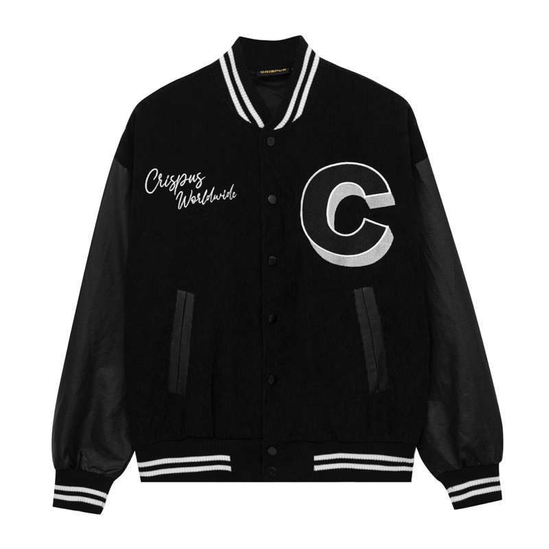 ÁO KHOÁC NHUNG TĂM - VARSITY JACKET CRISPUS