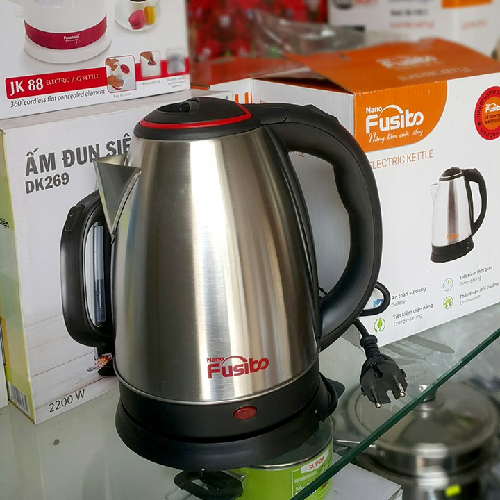 Ấm siêu tốc 1,8L Fusibo FS-ST18A - Ấm đun nước inox sôi nhanh