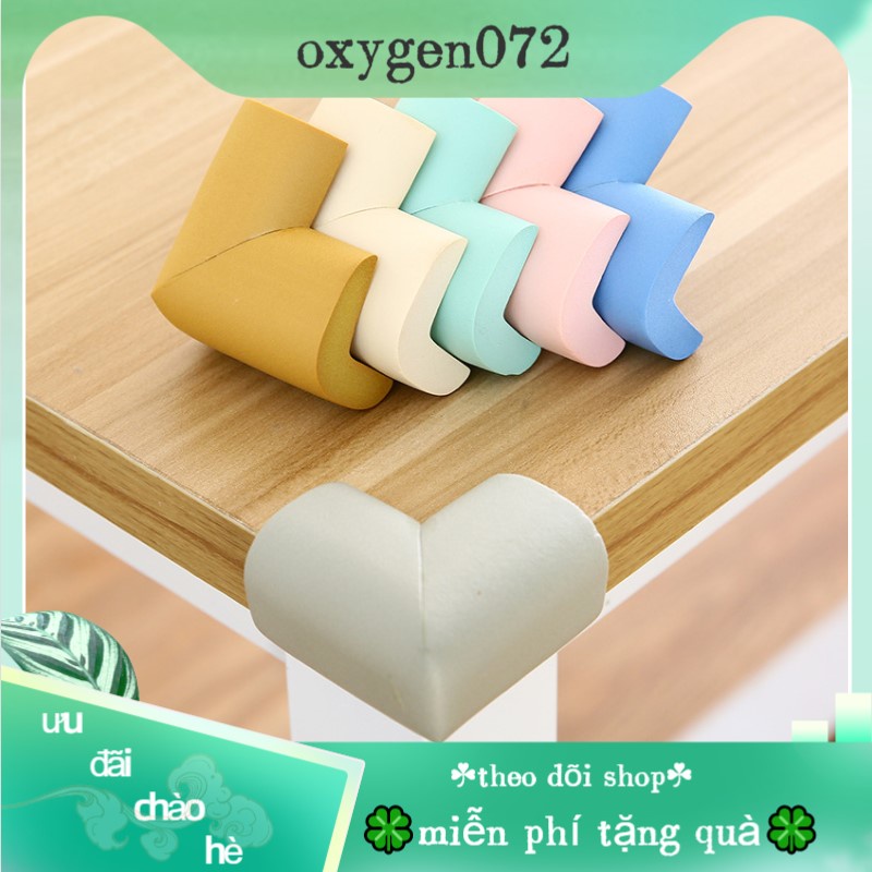Oxygen072 Baby Proofing Corner Protector High Density NBR Collision Knock Cushion for 0-8 Years Old Miếng Bọc Góc Bàn Dày Dặn Chống Va Chạm
