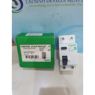 Cầu dao Schneider RCCB EZ9R36263(2P 63A 30mA)