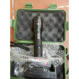 Đèn pin siêu sáng T6 UltraFire H352 (TẶNG KÈM 1 CÂY ĐÈN LAZER 3IN1)