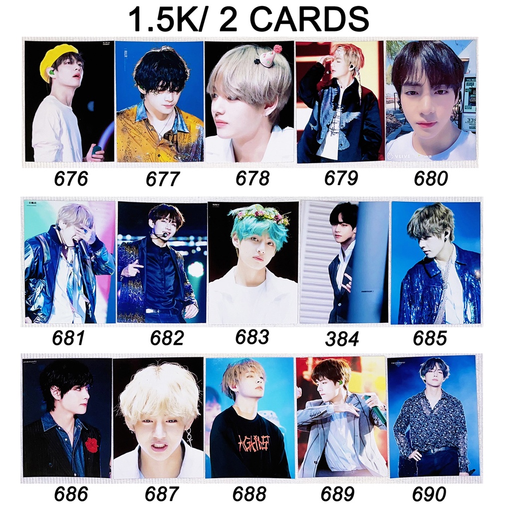 Sale set card V - BTS giá rẻ 6