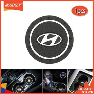 Đế lót ly bằng silicone gắn giá giữ bình nước chống trượt cho xe hơi Hyundai SC025