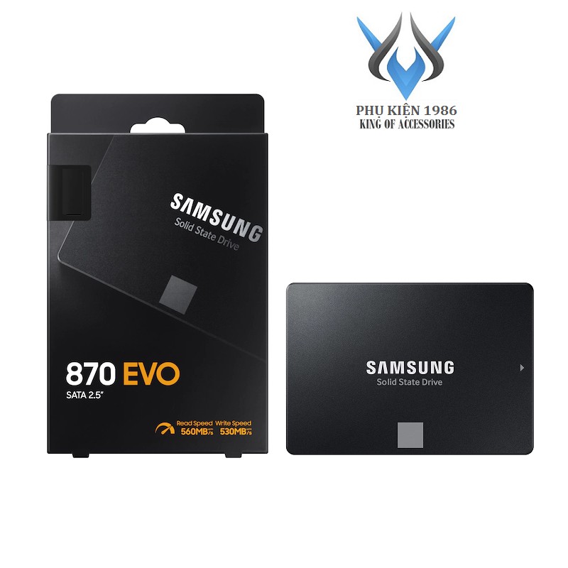 Ổ cứng SSD Samsung 870 Evo 250GB / 500GB / 1TB / 2.5-Inch SATA III (Đen) - Phụ ...