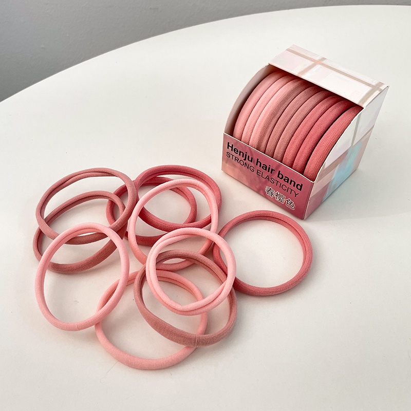 Dây Buộc Tóc Cao Su Co Giãn Tốt Thiết Kế Đơn Giản Mới