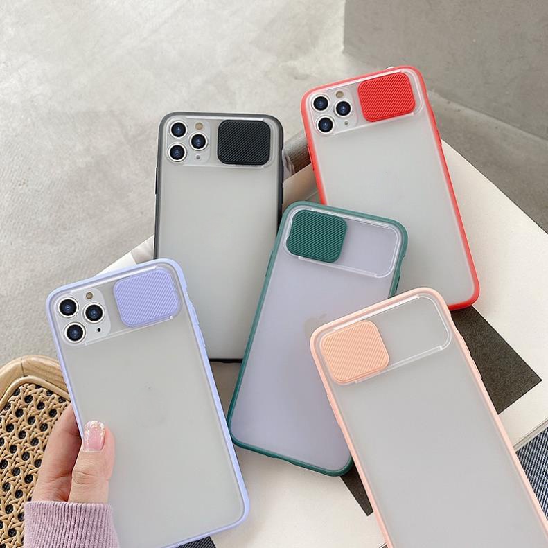 Ốp chống bẩn nắp trượt bảo vệ camera iphone X/Xs/Xs Max/11/11 pro/11 pro Max/12/12 pro max