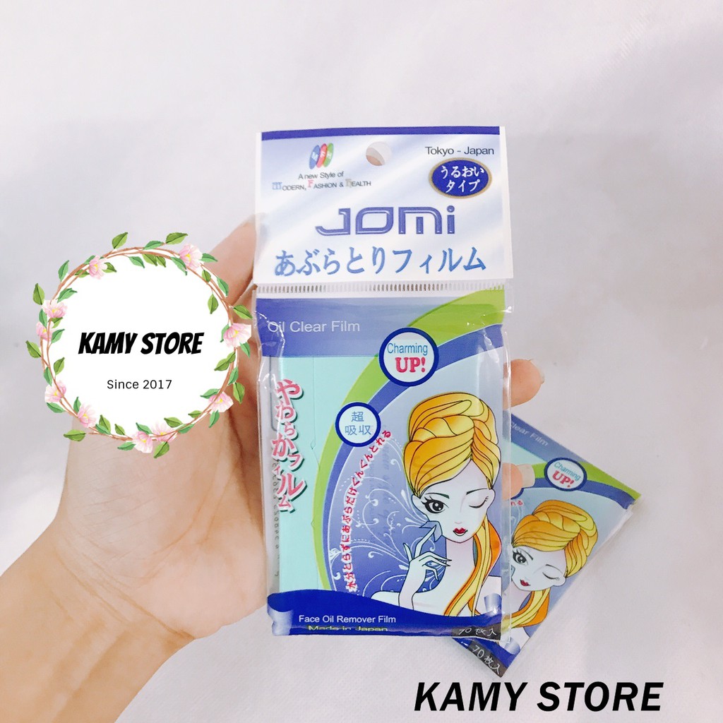 Giấy thấm dầu Jomi Oil Clear Film 70 tờ