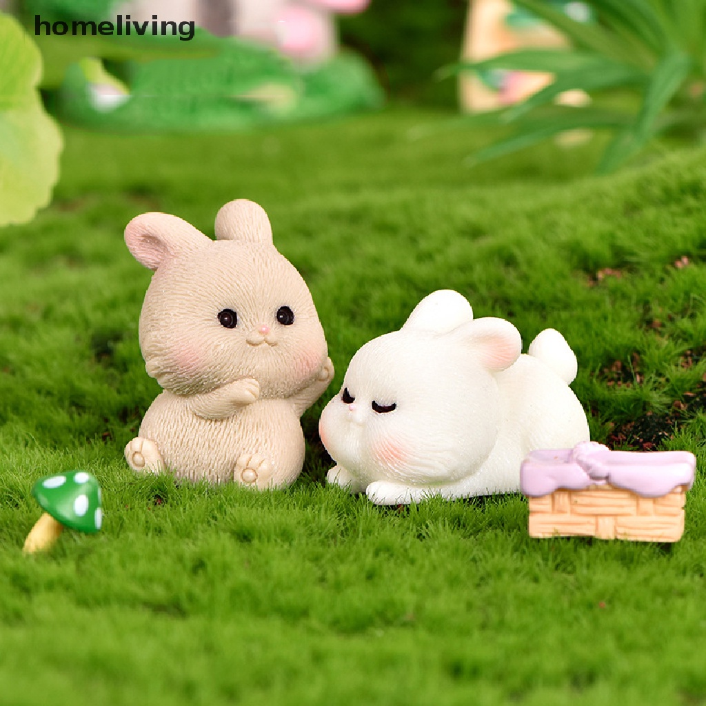 Mô Hình Chú Thỏ Đáng Yêu Trang Trí Tiểu Cảnh