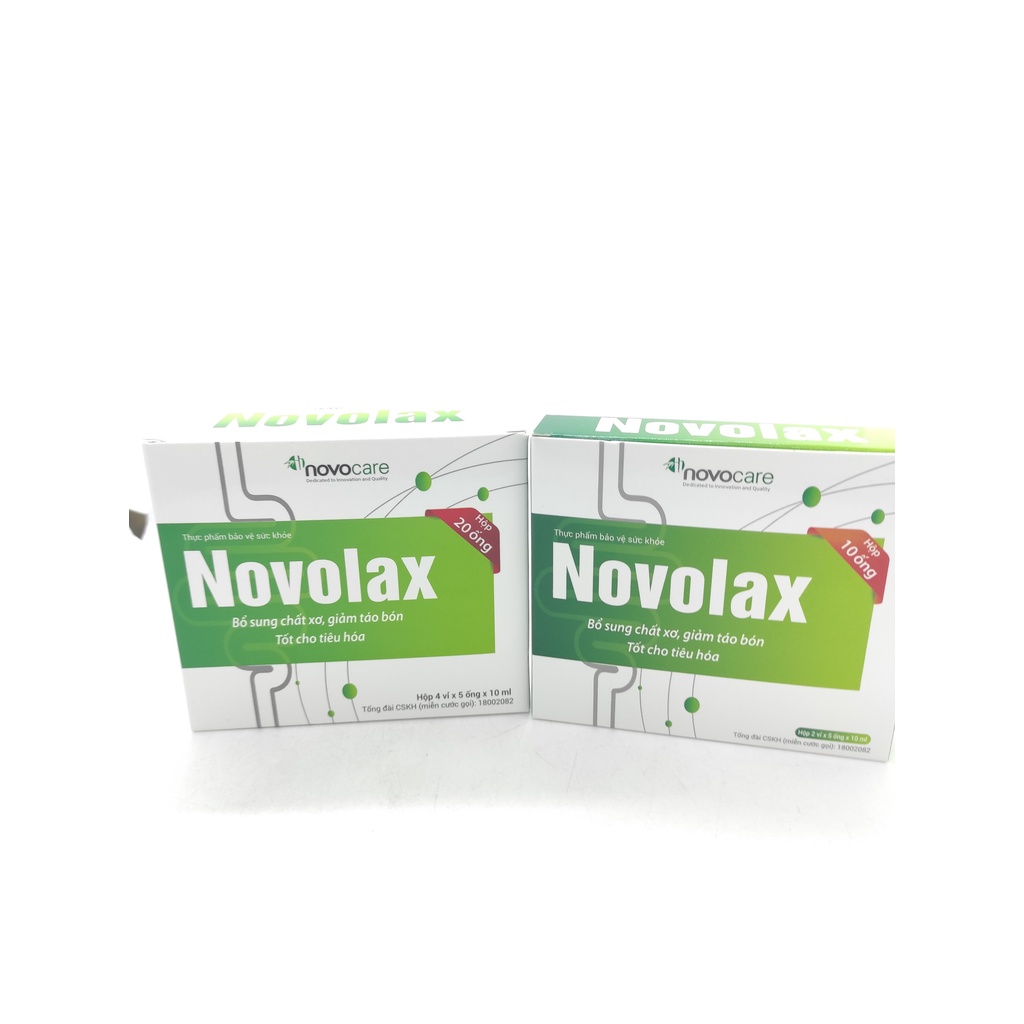 [ Chính Hãng ] NOVOLAX HỘP 20 ỐNG BỔ SUNG CHẤT XƠ