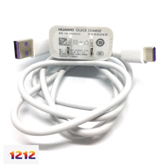 BỘ SẠC NHANH HUAWEI + CÁP TYPE-C