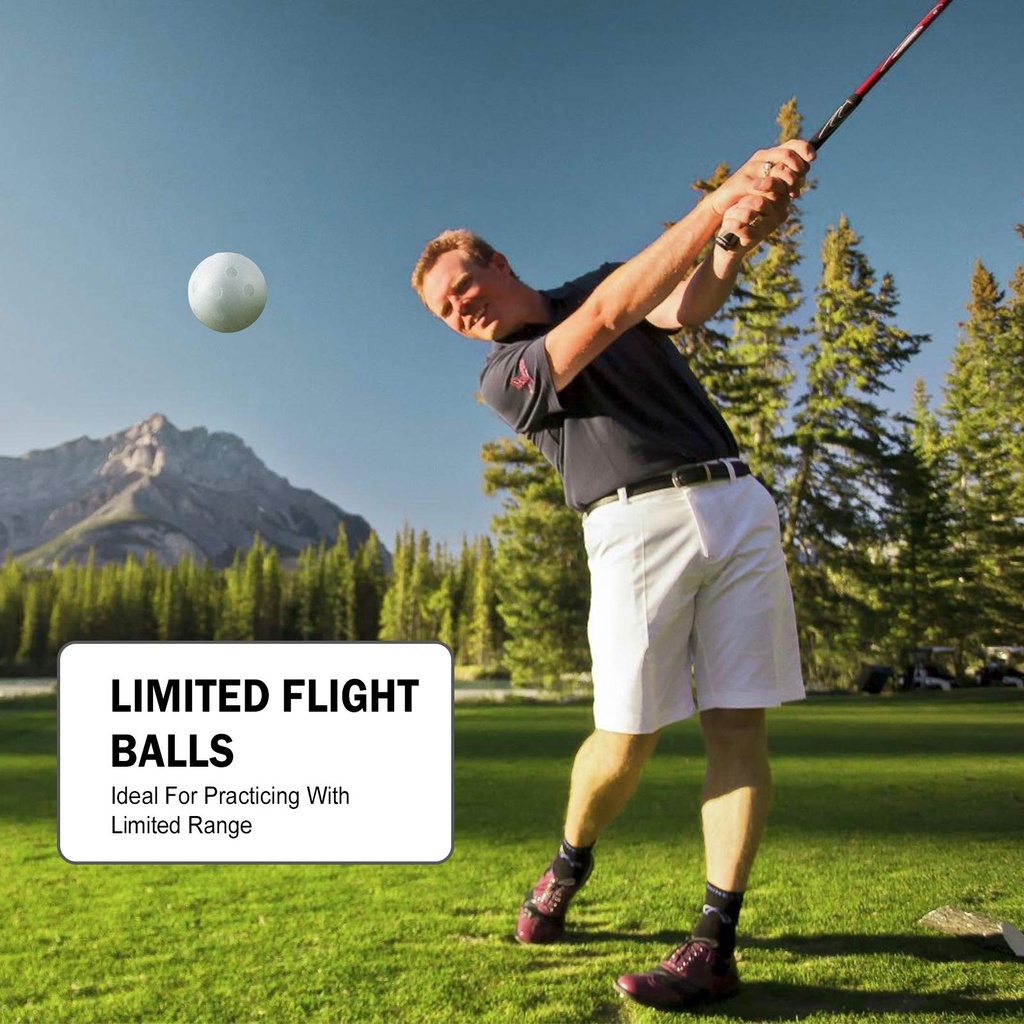 Túi 6 bóng golf WINMAX bằng nhựa thiết kế rỗng luyện tập chơi golf ngoài trời