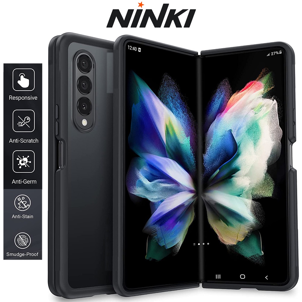 Ninki Ốp Điện Thoại Nhám Mỏng Nhẹ Bảo Vệ Chống Rơi Cho Samsung Galaxy Z Fold 3 Vỏ Bảo Vệ
