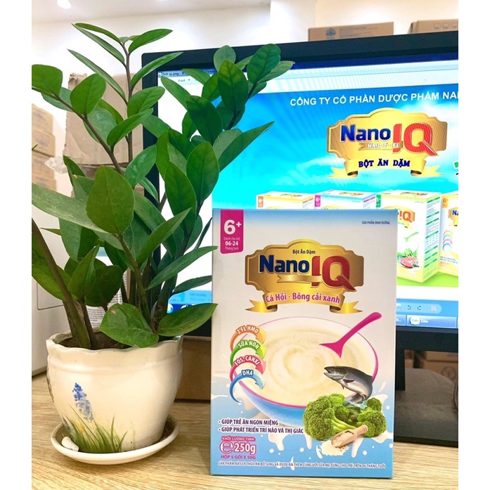 Bột Ăn Dặm Nano IQ Hương Vị Tư Nhiên Giữ Trọn Dinh Dưỡng