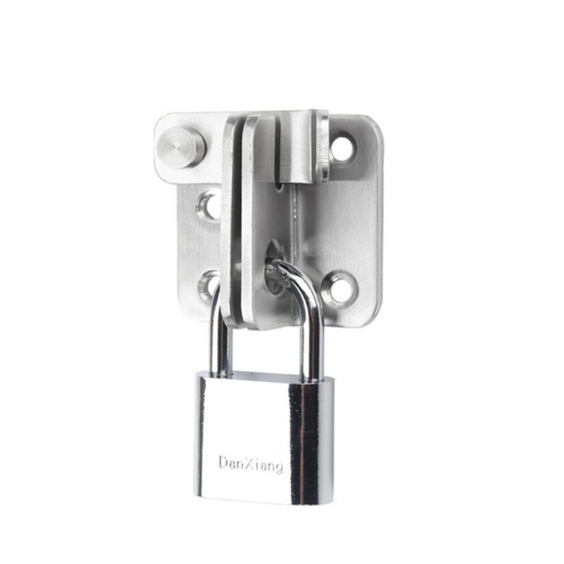 Bu Lông Khóa Cửa An Toàn Bằng Thép Không Gỉ Dày Dặn Trái Phải Chống Trộm