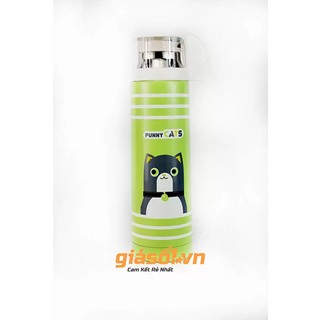 Bình giữ nhiệt fb-218 funny cats mèo 500ml