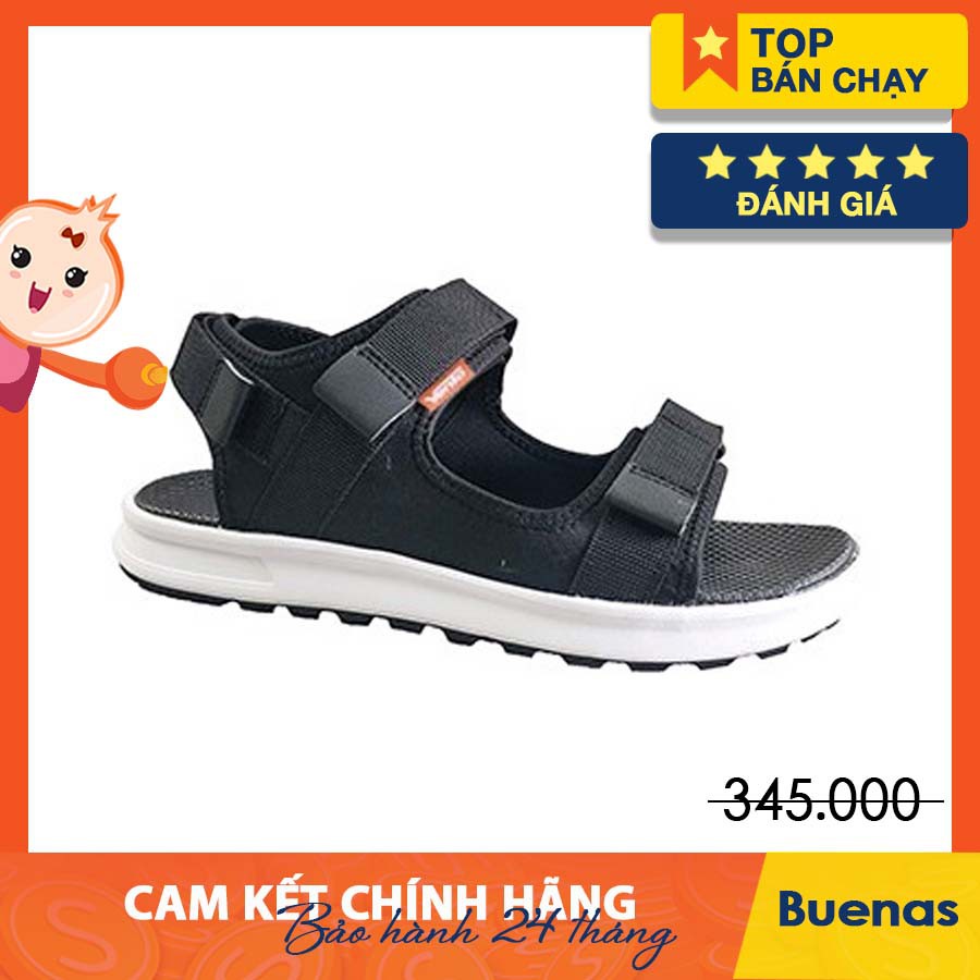 GIÀY SANDAL VENTO CHÍNH HÃNG NB02-ĐEN GHI [ẢNH THẬT - Full size 35-44]  [GIÀY SANDAL NAM NỮ]