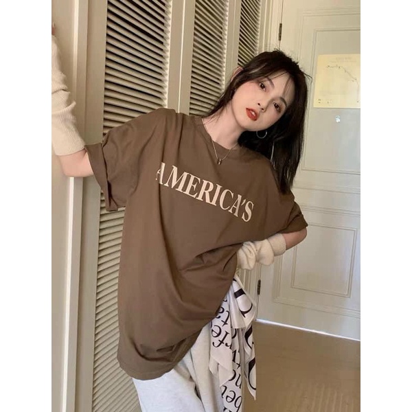 Áo Thun Nữ Form Rộng Tay Lỡ In Chữ Cá Tính Mẫu Mới HOT - ĐĂNG QUANG CLOTHER