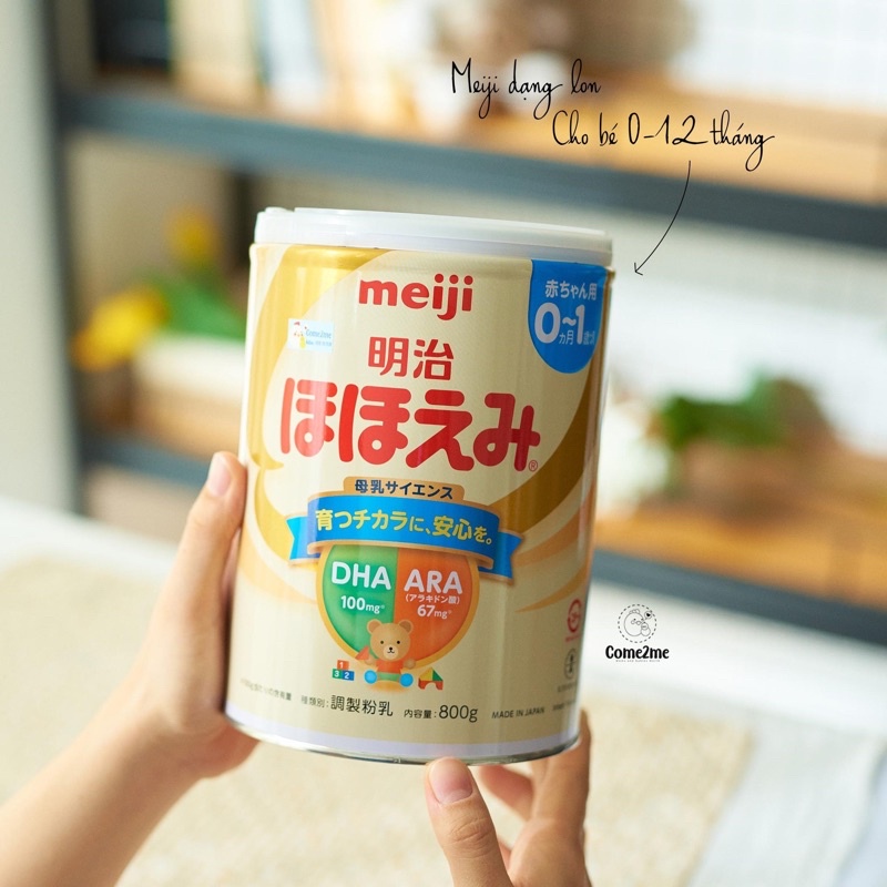 SỮA BỘT MEIJI NỘI ĐỊA NHẬT 800GR MẪU MỚI DATE 2024