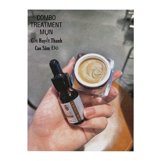 Combo cốt huyết thanh và cao mụn sâm đỏ