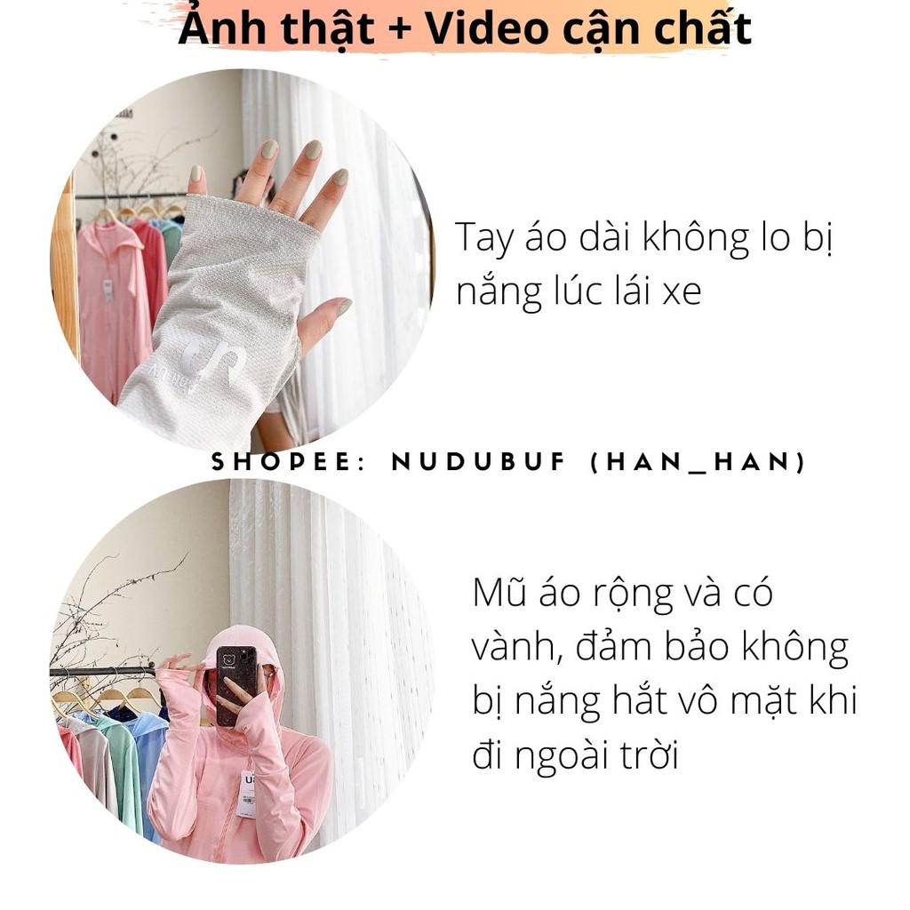 (Hàng xuất dư loại 1) Áo chống nắng GU toàn thân cho nữ