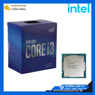 Mua CPU Intel Core i3 10100F (3.6GHz Turbo up to 4.3Ghz  4 Cores 8 Threads  6MB Cache  65W  Comet Lake) | Full Box Nhập Khẩu