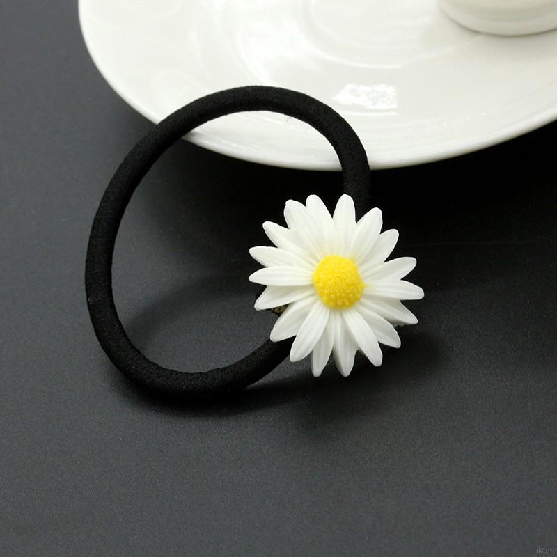 Dây buộc tóc hình hoa cúc dễ thương phong cách hàn quốc