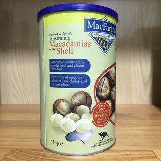 Hạt Maca muối nguyên vỏ MacFarms  453g