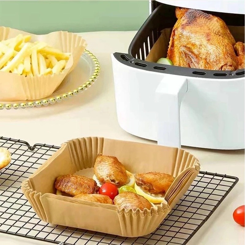 Set 100/50 Miếng Giấy Lót Nướng Bánh Chống Dính Chống Dầu Không Thấm Nước