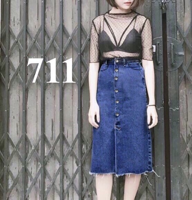 Xả Kho-Chân Váy Jean Nút Cá Tính | BigBuy360 - bigbuy360.vn