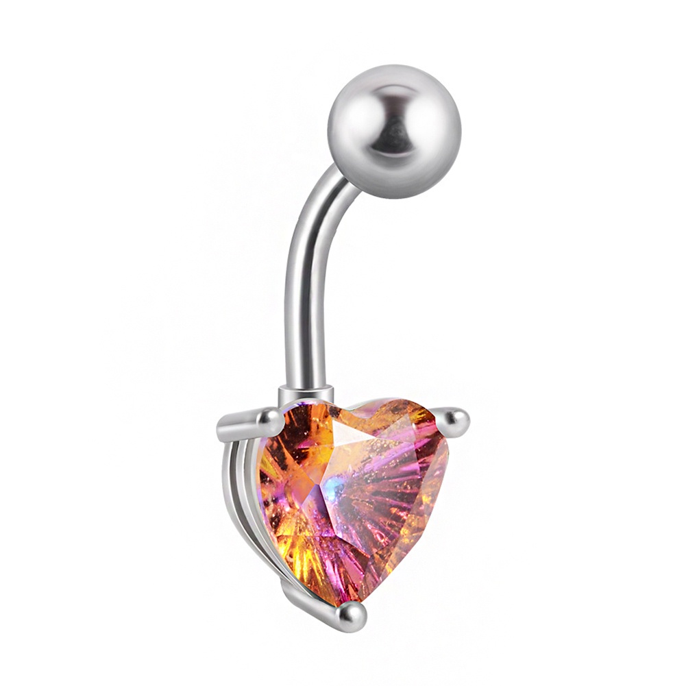 Khuyên Xỏ Rốn Hình Vuông Đính Đá Pha Lê Thời Trang Cổ Điển