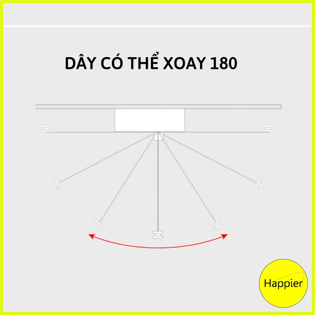 Dây Phơi Đồ Quần Áo Thu Gọn Tiện ích