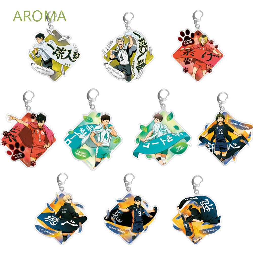 Móc khóa nhựa acrylic hình nhân vật hoạt hình Haikyuu Kozume Kenma