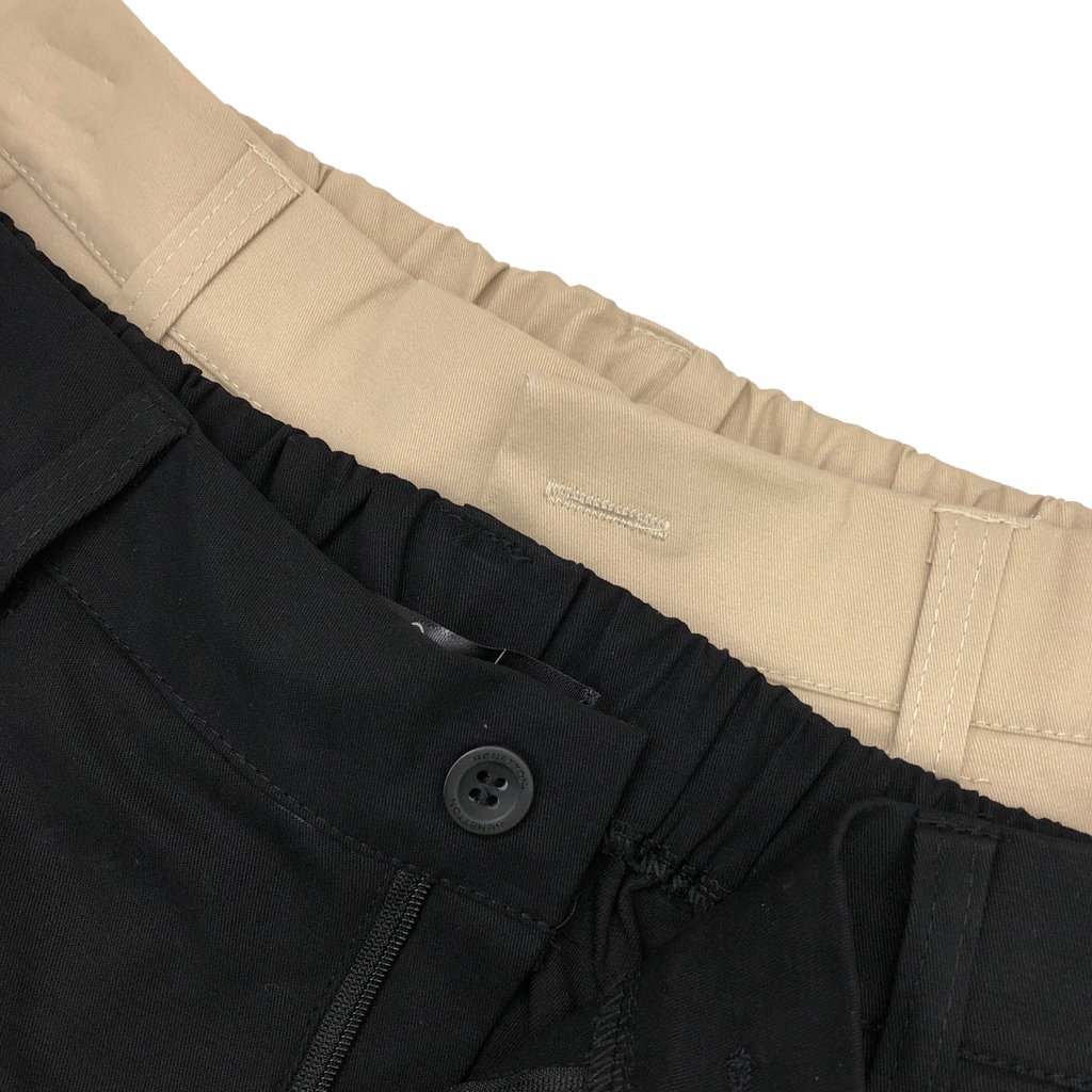 QUẦN BAGGY KAKI LƯNG TÂY PHỐI CHUN UNISEX