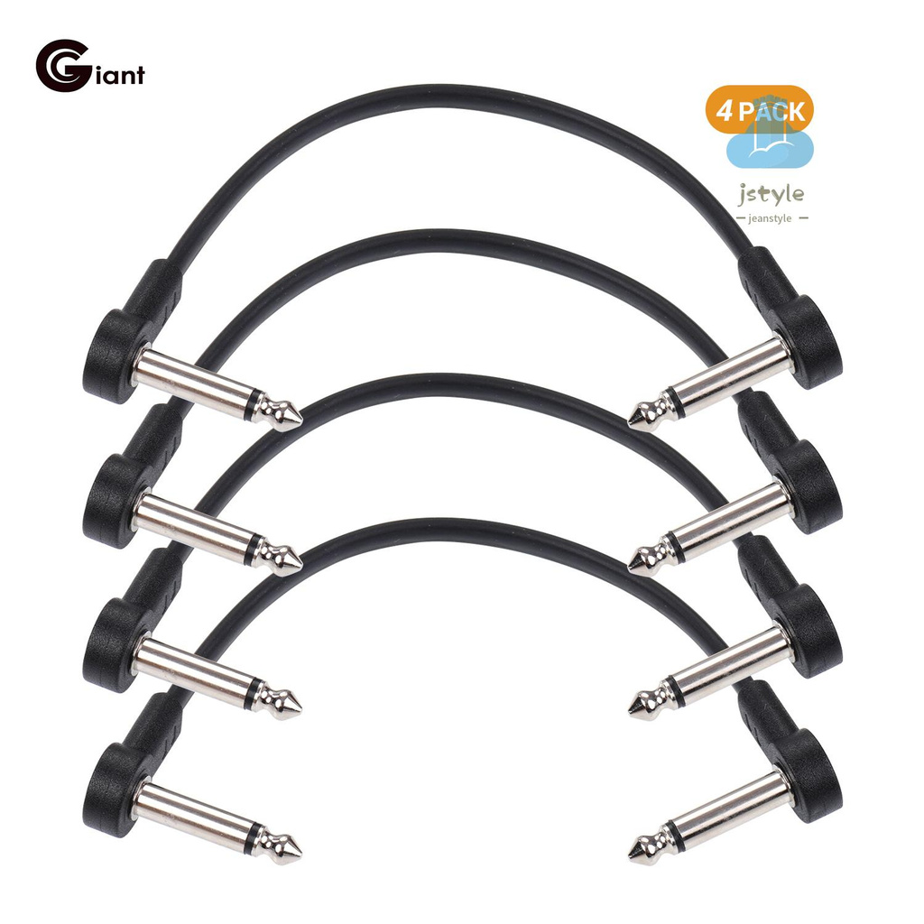 Set 4 Dây Cáp Nối Bàn Đạp Đàn Guitar Ac-8 6 Inch Và 1 / 4 Inch