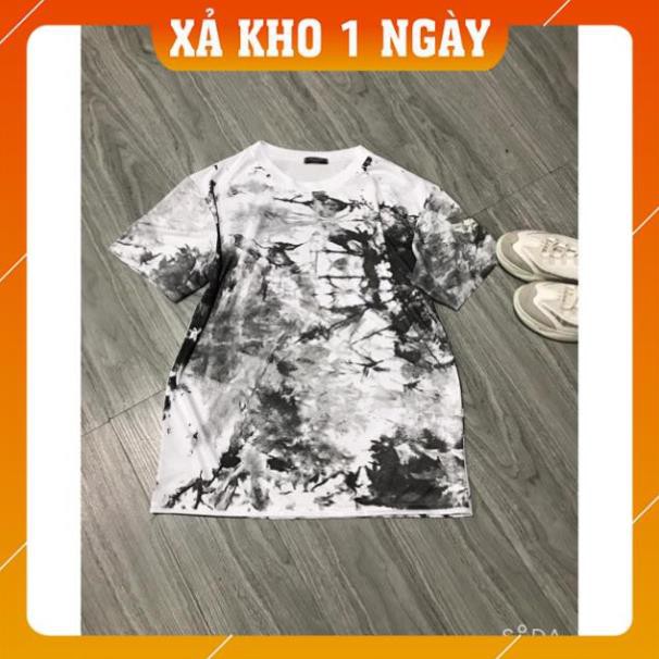 [Mã WARN20 giảm 20k đơn 150k] [HOT TREND] Áo Thun Nữ Form Rộng, Áo Phông Rộng, Loang Hai Màu Đen Trắng, FreeSize