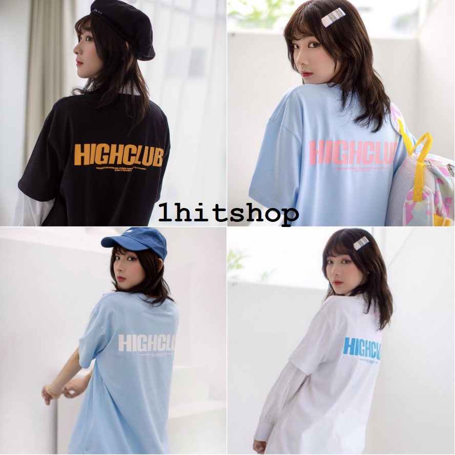 Áo Thun HIGH.CLUB Ulzzang Unisex hot trend, chất cotton 100% co dãn 4 chiều (V83)