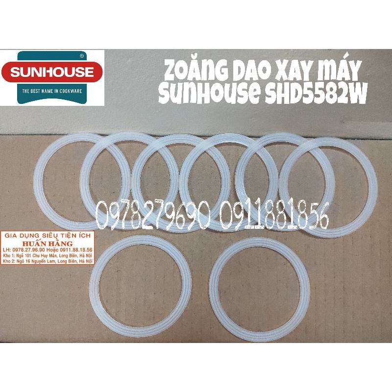 LINH KIỆN HOA KHẾ DAO, ZOĂNG CAO SU VÀ DAO XAY MÁY XAY SINH TỐ SHD5582W SHD5582