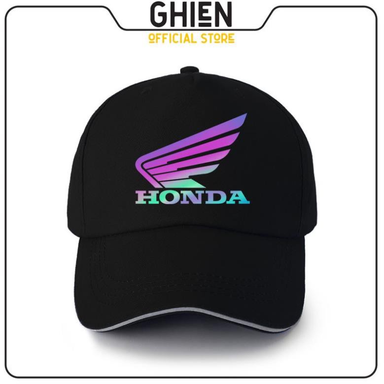 Nón kết unisex unisex biker racing HONDA phản quang 7 màu