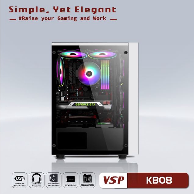 Vỏ Case VSP KB08 WHITE