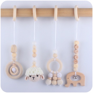 Set 4 Đồ Chơi Treo Xe Đẩy Em Bé Mới