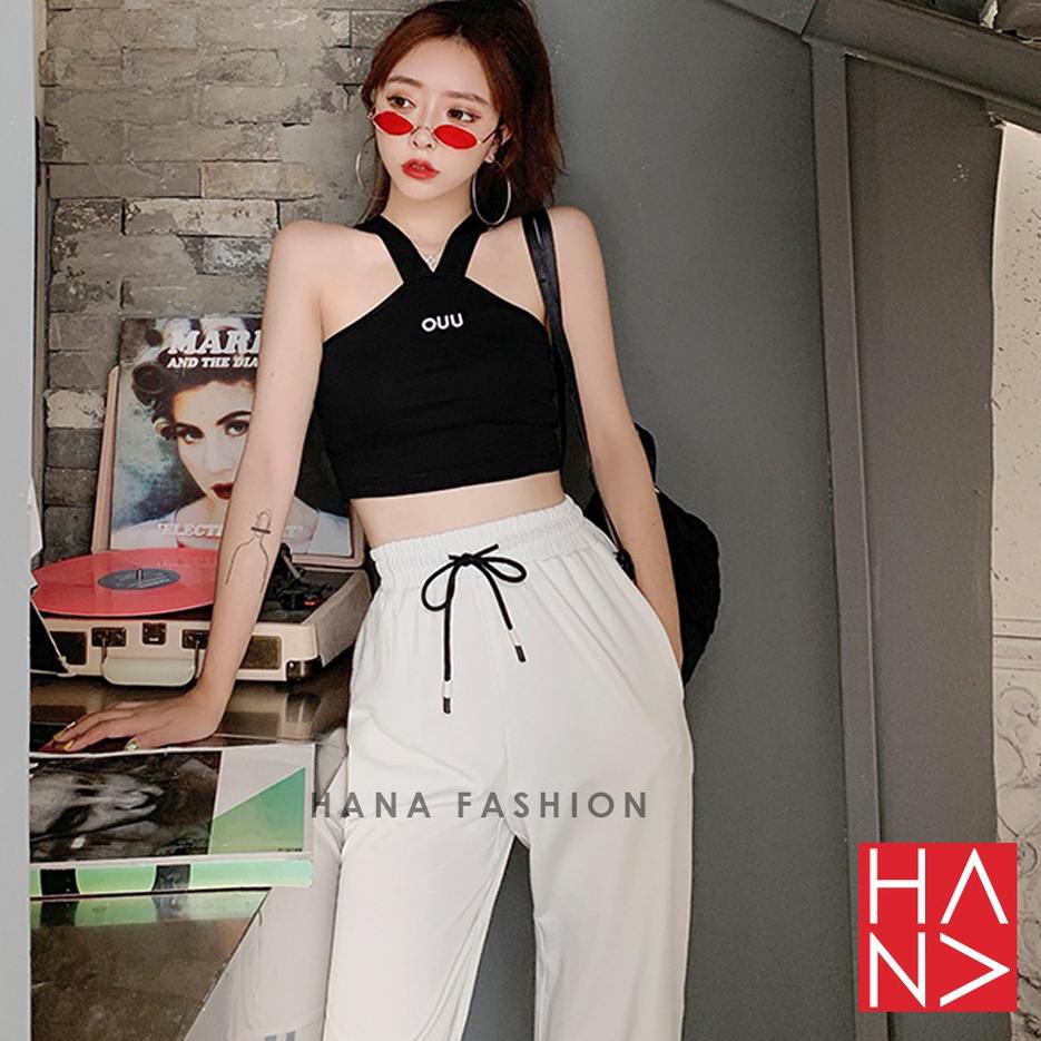 Áo Croptop Hai Dây V-rope Mã-764 Hana Fashion