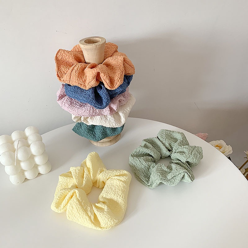 [ CÓ SẴN ]  DÂY BUỘC TÓC/ CỘT TÓC SCRUNCHIES  10 cm, THÔ NHĂN, THANH LỊCH, THỜI TRANG, TIỆN DỤNG, CT.M13