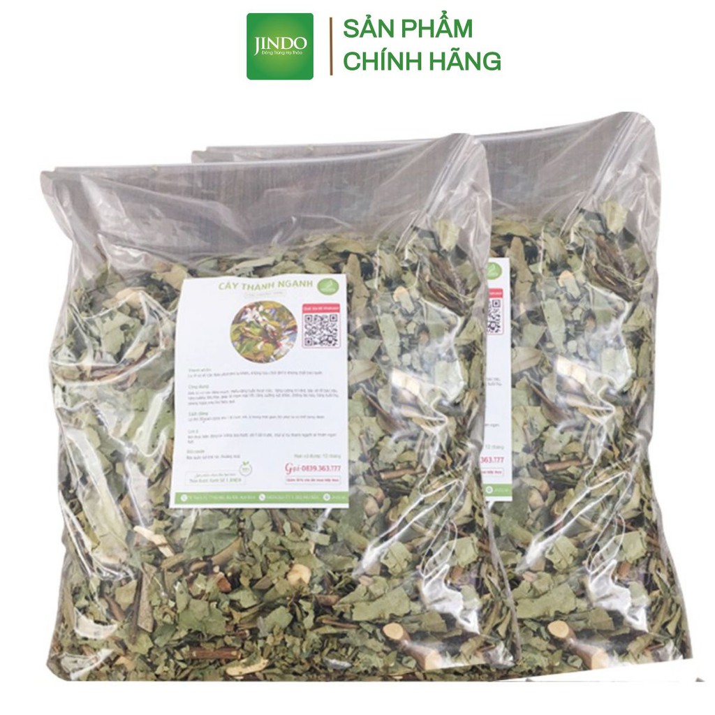Cây thành ngạnh khô JINDO 1kg giúp tăng tuần hoàn não, ngừa xơ vữa động mạch