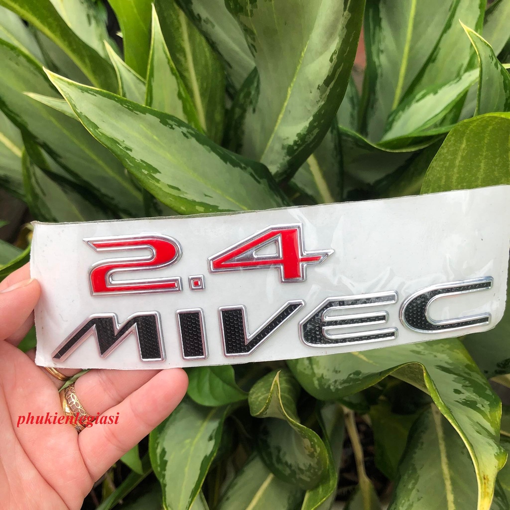 Chữ Mivec cho các dòng xe Mitsubishi Grandis Mivec 2.4