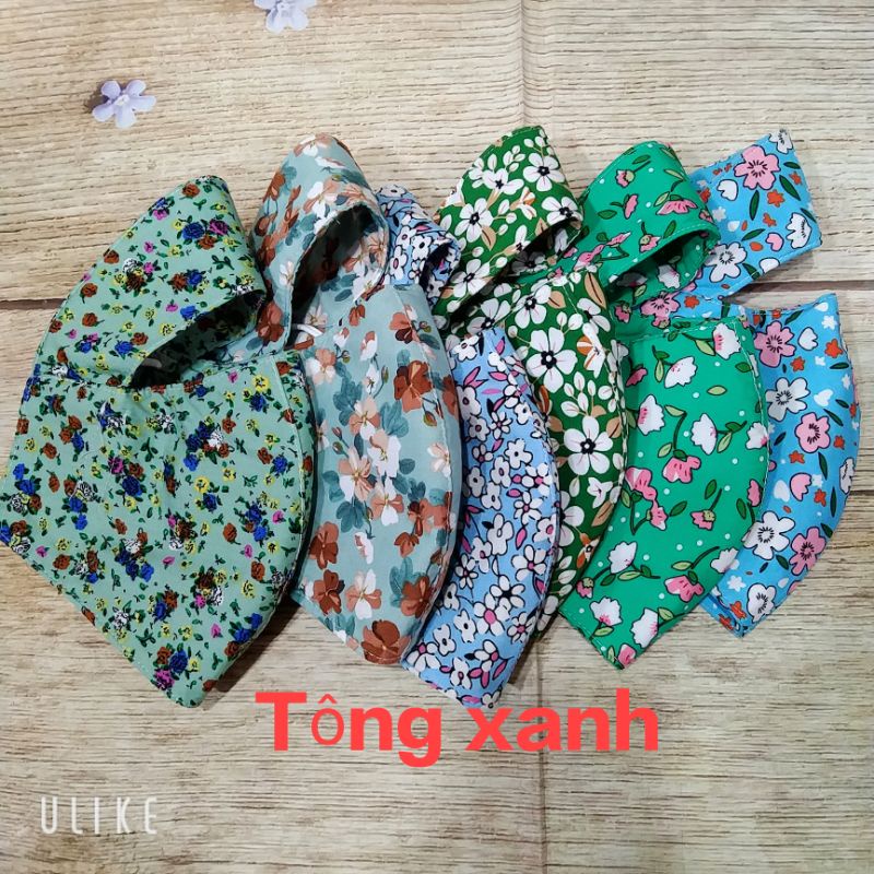 Khẩu trang Ninja 3 lớp vải cotton che kín mặt, chống nắng tốt