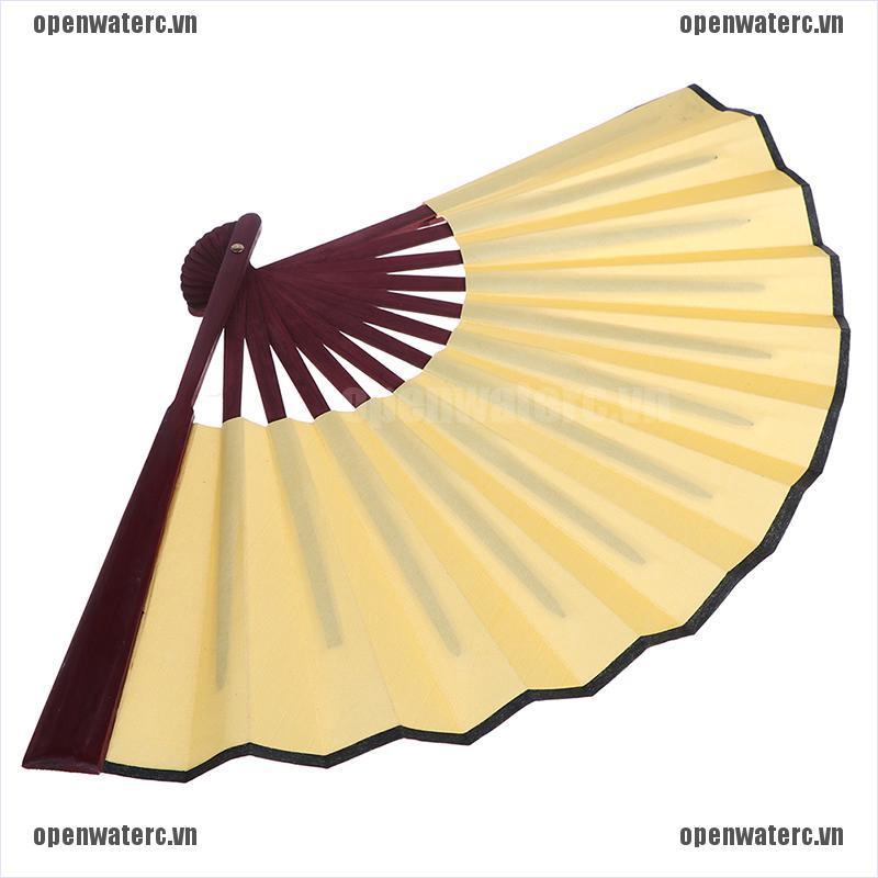 Quạt Xếp Cầm Tay Vải Lụa Phong Cách Trung Hoa Cổ Điển
