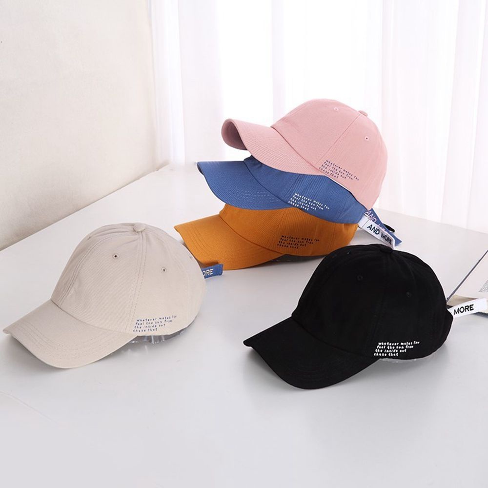 Mũ lưỡi trai chống nắng thêu chữ phong cách Hàn Quốc thời trang cho nam và nữ