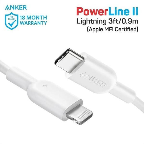 Dây Cáp Sạc Anker Powerline Ii Type C Pd Sang Lightning Cho Iphone